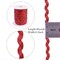 40 Yards Rick Rack Wave Bending Fringe Trim Christmas Red Glitter Lace Ribbon Metallic RIC Rac Trim for Sewing Clothes Gift Wrapping Home Party Decoration